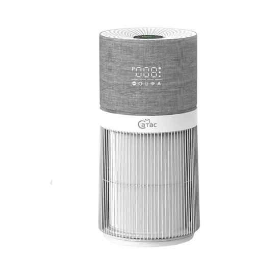 CATAC Pet Air Luftreiniger für Allergiker,für 70 m² Räume, Sechsstufiges medizinisches Filtersystem
