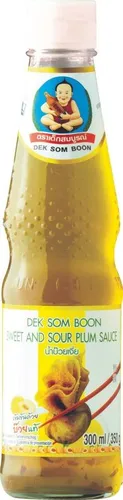 HEALTHY BOY DEK SOM BOON Süß-Saure Pflaumensauce 300ml | Sweet Sour Plum Sauce