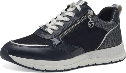 Tamaris Damen Sneaker mit Reißverschluss, mehrfarbig, Größe:37 EU, Blau - Stylische Tamaris Damen Sneaker mit Reißverschluss und bequemer COMFORT-Lining-Technologie für optimalen Tragekomfort. Ideal für aktive Frauen, die modische und bequeme Schuhe suchen.