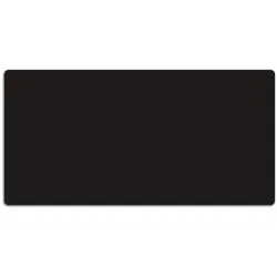 ArtPrintCave Schreibtischunterlage Schwarz – 90x45 cm, PVC in schwarz von Tulup