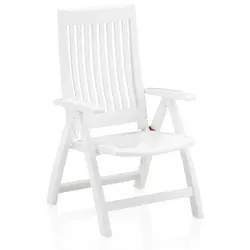 KETTLER ROMA Multipositionssessel Kunststoff weiß in weiß von KETTLER