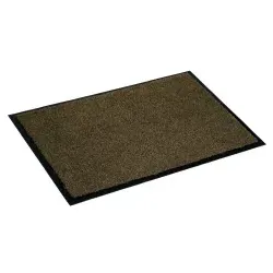 ASTRA Schmutzfangmatte Proper Tex Uni, 60 x 180cm, braun - Fußmatte mit rutschfester Unterseite, ideal für den Innenbereich. Hohe Saugfähigkeit und waschbar bei 30°C für einfache Reinigung.
