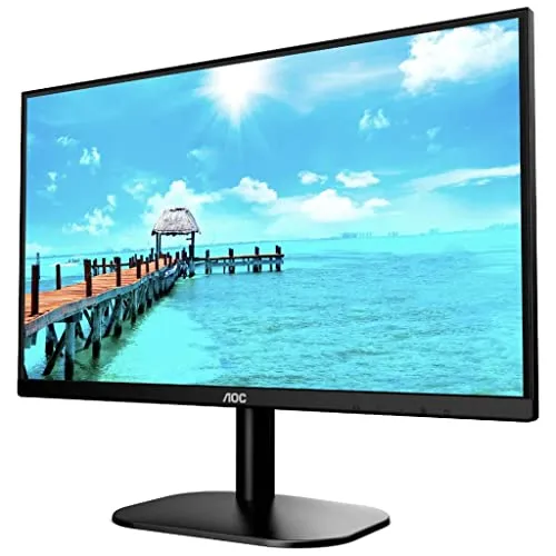 AOC 24B2XDA - 23,8 Zoll FHD IPS Office Monitor mit 75Hz, integrierten Lautsprechern und neigbarem Design für komfortables Arbeiten