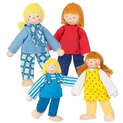 Goki 4tlg. Biegepuppen-Set