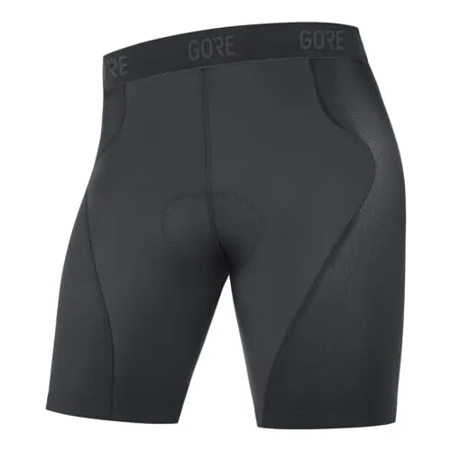 GOREWEAR C5 Kurze Unterziehtights+ in Schwarz - S - Sportliche Unterziehtights für optimalen Komfort und Bewegungsfreiheit beim Radfahren oder Laufen.