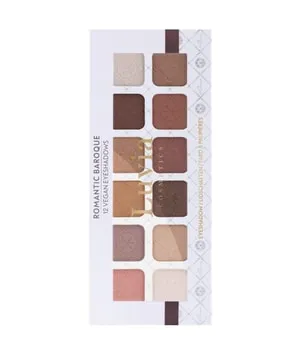 Luvia-Cosmetics Romantic Baroque Eyeshadow Palette - Veganer Lidschatten in 12 eleganten Farben, von sanften Erdtönen bis zu glamourösem Gold. Ideal für kreative Looks und langanhaltende Brillanz, perfekt für unterwegs mit integriertem Spiegel.