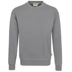 HAKRO Sweatshirt Mikralinar® 475 - Titan, Größe XL - Strapazierfähiges Sweatshirt aus Mikralinar®-Materialmix, ideal für den gewerblichen Einsatz. Mit Nackenband und Leasingkoller für einfache Kennzeichnung, perfekt für Arbeit und Freizeit.