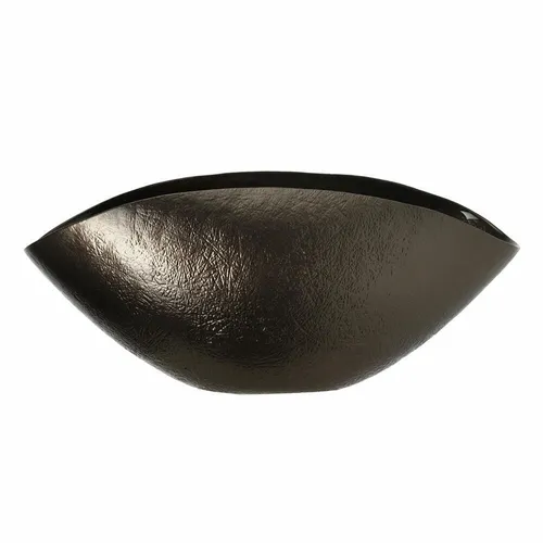LEONARDO Schale Como Ferro 38 x 20 cm schwarz - Sonstige Tischdekoration, elegante Glas-Schale in schwarz, ideal für stilvolle Präsentationen und Dekorationselemente.