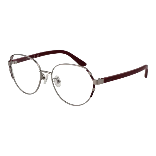 Guess Brillenfassung GU50156-D 010 53 Damen - Stilvolle Rundbrille - Brillenfassungen für Damen, elegante Vollrandfassung in Silber, ideal für modische Akzente. Inklusive Original-Etui für sicheren Transport.