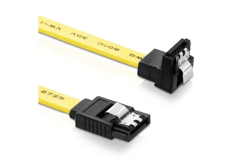 adaptare adaptare 31403 30 cm SATA-Kabel 6 GB/s mit Metall-Clip und einem Winke Computer-Kabel
