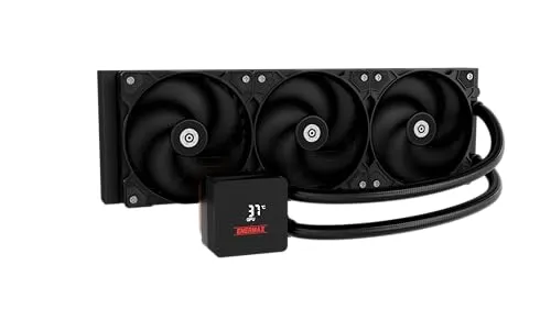 Enermax LIQMAX IV Series 360mm CPU-Kühler - Hochleistungsfähiger Flüssigkeitskühler für AM5/LGA1851, bietet exzellente Kühlleistung und leisen Betrieb für Gaming-PCs.