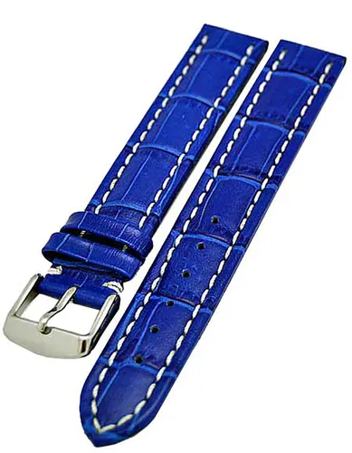 Kalbleder Uhrenarmband 18mm,20mm,22mm,24mm Größe L,XL,XXL Schwarz Braun Blau NEU