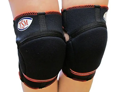 TSM Sportbandage Knieschoner Kids, Schwarz, One Size, 2251 - Bandagen & Orthesen: 10mm starkes, hautverträgliches Neoprenpolster für Kinder, atmungsaktiv und wärmeregulierend - ideal für aktive Kids!
