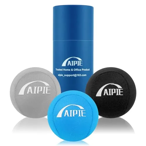 AIPIE Griffstärke Ball Handtrainer 3 Stück Massageball Handtrainer Griffbälle Klettern Ball Hand Trainingsgerä Antistressbälle zur Kräftigung von Hand und Finger und Druckentlastung