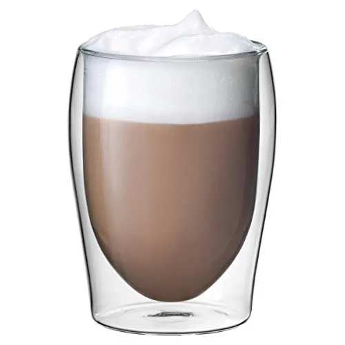 Scanpart 2790000076 Thermo-Glas Cappuchino 300ml 2 Stueck Transparent