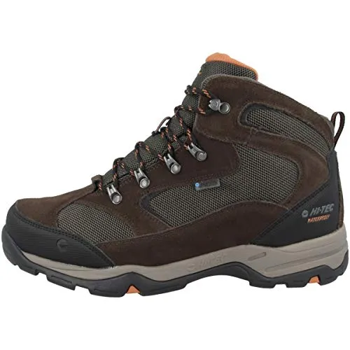 HI-TEC Sicherheitschuhe Storm WP chocolate Gr. 42 - Wanderschuhe für Herren, atmungsaktiv und wasserdicht mit robustem Wildleder-Obermaterial, ideal für Outdoor-Aktivitäten bei jedem Wetter.