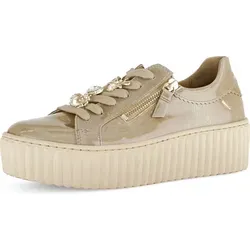 Gabor Plateau Schnürschuhe Damen 31383736313630 Beige 37 EU - Beige - 37