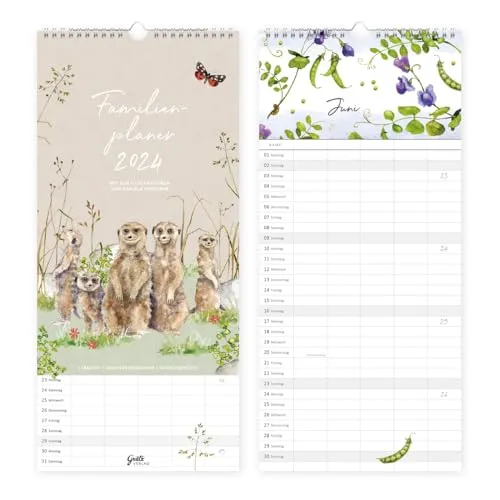 Familienplaner 2024: Erdmännchen