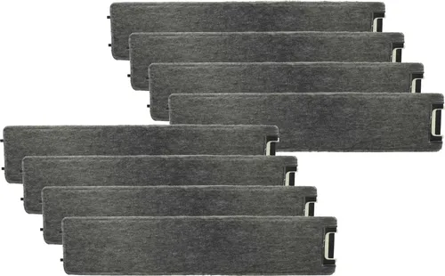 vhbw 8x Aktivkohlefilter kompatibel mit Miele DA 262 I, DA 263 I, DA 265, DA 265-2, DA 266 i, DA 272 i, DA 292 i Dunstabzugshaube - 50 x 10,4 x 3 cm