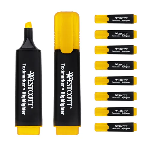 Markierstifte & Textmarker Gelb von Westcott