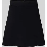 Vero Moda Ausgestellter Mini-Rock aus Viskose-Mix Modell 'SABA' in Black, Größe L