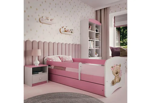 Raumhirsch Kinderbett Rosa, 90x160 cm in pink von Raumhirsch Furniture