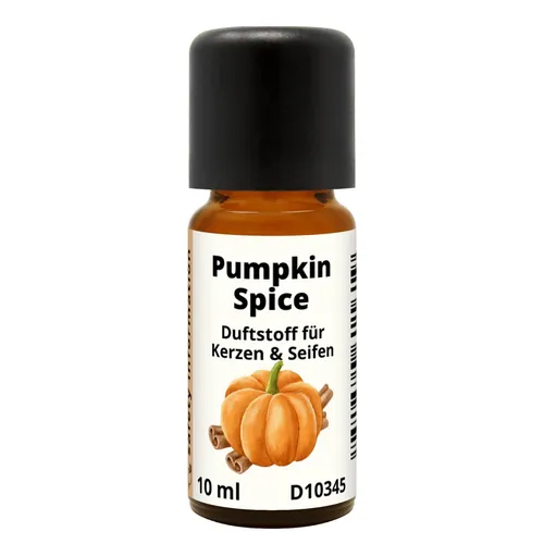 Duftstoff Pumpkin Spice 10ml Duftöl für Kerzen und Seifen, Kürbis Duft