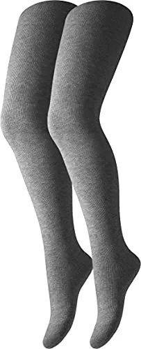 s.Oliver Kinder Strumpfhose 2er Pack 152/164 grey in grau von s.Oliver