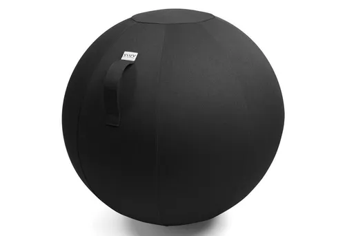 VLUV Stuhl Sitzball Stoff Leiv 60-65 cm schwarz