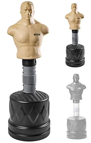 Bad Company Bob der Box-Dummy I Höhenverstellbarer Boxsack-Torso für gezieltes Kombinationstraining I BCA-78 (Naturell)
