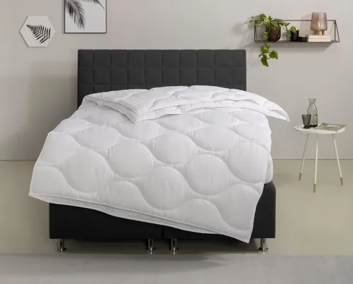 OTTO home Microfaserbettdecke Angly, Bettdecke 135x200 cm und 155x220 cm, Füllung: Polyester, Bezug: Polyester, Bettdecken, Sommer, Winter, Decke, Allergiker geeignet (Hausstaub)