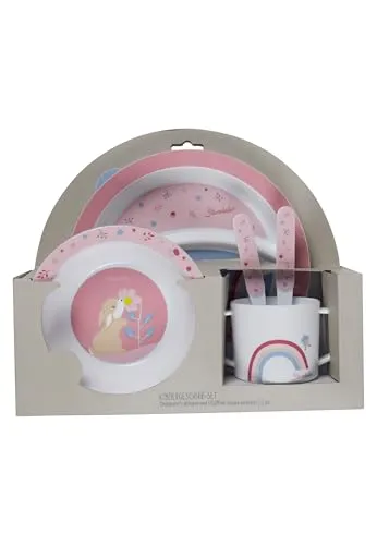 Sterntaler® Kindergeschirr-Set Hase Hanni (5-tlg) in pink von Sterntaler