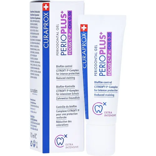Curaden Germany GmbH CURAPROX Perio Plus+ Focus CHX 0,5% Periodontal Gel 10 ml