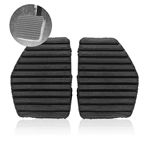 Auto Pedal Gummiabdeckung Esenlong Kupplungsbremspedalabdeckung Gummiabdeckung Des Kupplungsbremspedals für Peugeot für Citroen 1007 207 208 C3 C4 C5 C6 C8 Schwarz
