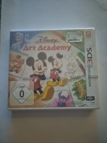 Art Academy: Disney (Nintendo 3DS, 2016) Neu Seald 