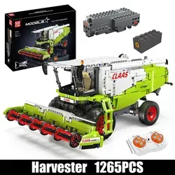 Mould King 17014, technisches LKW-Spielzeug, The APP&RC Control Harvester, Modell, Montagetechnik, Baublock, Weihnachtsgeschenk für Kinder