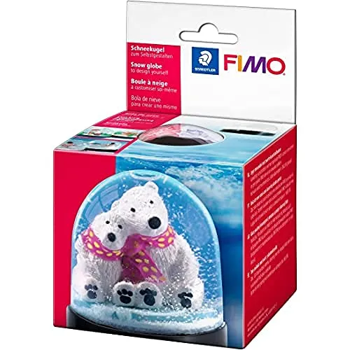 FIMO Schneekugel rund Durchmesser: 90 mm Höhe: 75 mm