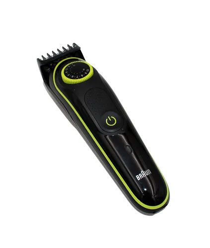 Braun Barttrimmer Akku/Netz mit Gillette Rasierer und Kulturtasche BT3941TS