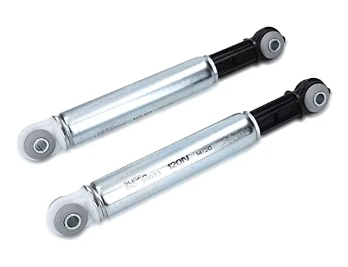 DL-pro 2x Stoßdämpfer passend für Miele 4500826 Suspa RD12 120N 8mm Bohrung Dämpfer für Mondia Meteor Gala EuroStar Waschmaschine Trommel