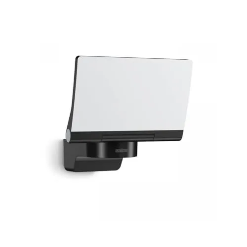 Steinel LED-Strahler XLED Home 2 schwarz, 13,7 W Flutlicht - Lampen mit 1550 lm Helligkeit, voll schwenkbar bis 180° für optimale Ausleuchtung von Einfahrt, Hof und Garten. Langlebige LEDs mit 50.000 h Lebensdauer, keine Leuchtmittelwechsel mehr nötig!