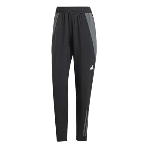 adidas Performance Tiro 24 Competition Präsentationshose Damen Schwarzgrau, S (34-36) - Trainingsbekleidung für Damen mit eng anliegendem Beinabschluss und praktischem Kordelzug für optimalen Tragekomfort beim Sport.