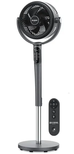 Brandson Standventilator mit Fernbedienung in schwarz von Brandson