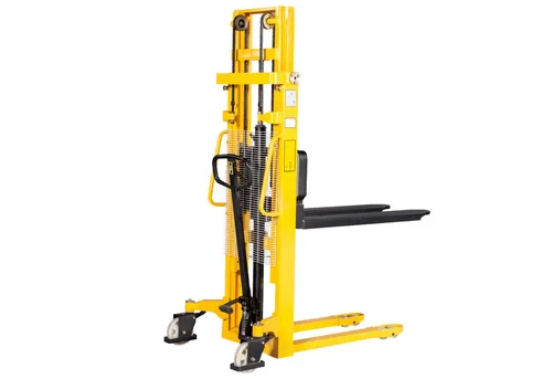 Hochhubwagen 1 t Tragkraft - 3.000 mm Hubhöhe - Hubwagen mit 1.000 kg Tragkraft, manuell bedienbar und ideal für enge Platzverhältnisse. Heben Sie Lasten mühelos auf bis zu 3.000 mm Höhe!