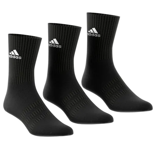 adidas Performance Sportsocken Crew Cushion (Fußgewölbeunterstützung, durchgehend gepolstert) schwarz