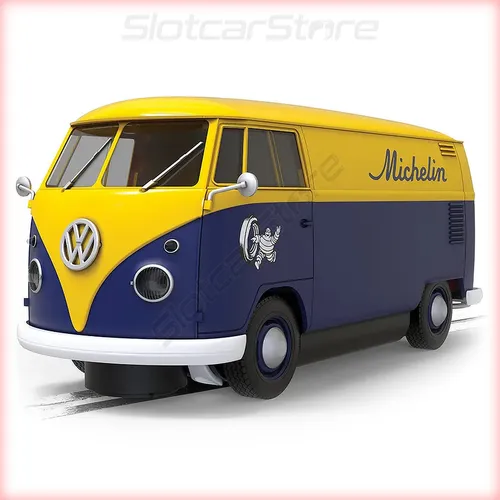 Scalextric C4357 Volkswagen Bus T1b Michelin Transporter Panel Van 1:32 Slotcar