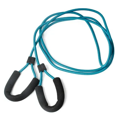 Deuser 119 302 Zugseil mittel Fitnessband, grün, one Size