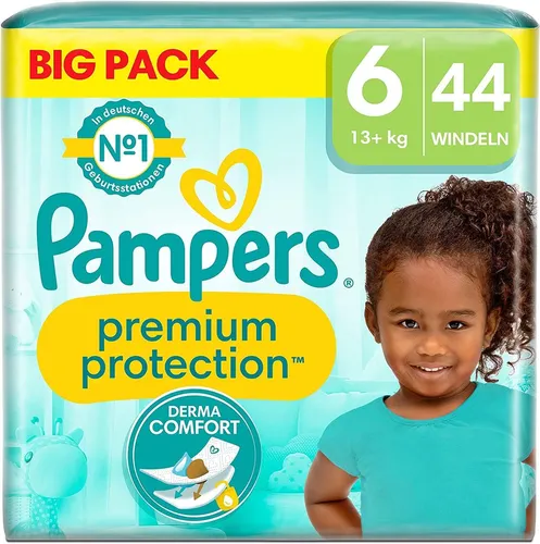 Pampers Premium Protection Größe 6, 13kg+