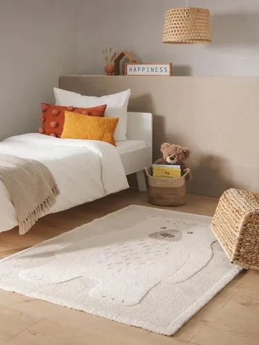 benuta Kinderteppich Eve, rechteckig, 11 mm hoch - Der rechteckige Kinderteppich Eve bringt freundliche Farben und gemütliches Design ins Kinderzimmer. Aus robusten, pflegeleichten Kunstfasern gefertigt, sorgt er für eine stilvolle Atmosphäre und ist ideal für jeden Raum.