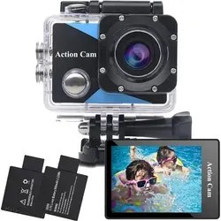 Nvgfelis Action Cam FHD 1080P, 140 Grad wasserdicht bis 30m