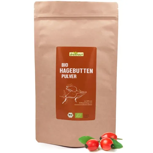 dreikraut®  Bio-Hagebuttenpulver